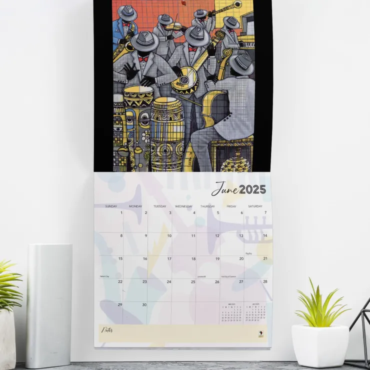 Black Calendars^African American Expressions 2025 All That Jazz Calendar