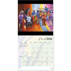Black Calendars^African American Expressions 2025 All That Jazz Calendar