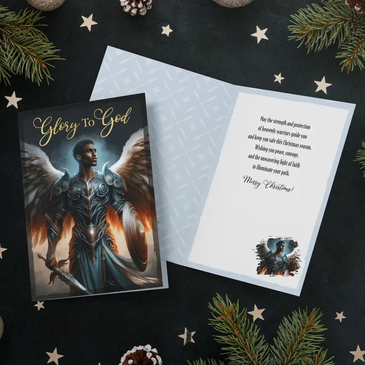 Christmas Cards^African American Expressions Angel Christmas Card