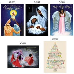 Christmas Assortments^African American Expressions Assortment 111 (C986, C987, C989, C991, C993)