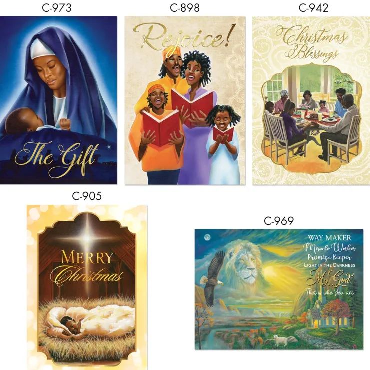 Christmas Assortments^African American Expressions ASSORTMENT A202 (C898 C905 C942 C969 C973)