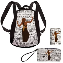 Handbag Sets^African American Expressions Believe Backpack Set