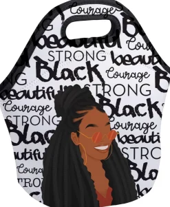 Lunch Bags^African American Expressions BLACK AND BEAUTIFUL LUNCHBAG