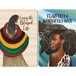 Magnet Sets^African American Expressions BLESSED LIFE/WONDERFULLY MADE MAGNET SET