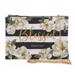 Chain Purses^African American Expressions BLESSED MAGNOLIA CHAIN PURSE
