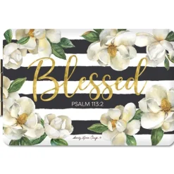 Compact Mirrors^African American Expressions BLESSED MAGNOLIA COMPACT POCKET MIRROR