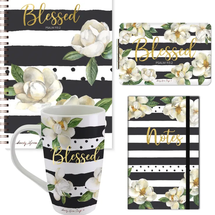 Gift Sets^African American Expressions Blessed Magnolia Gift Set