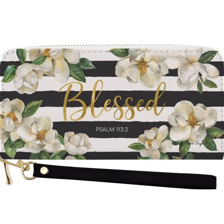 Wallets^African American Expressions BLESSED MAGNOLIA WALLET