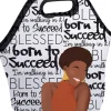 Lunch Bags^African American Expressions BORN TO SUCCEED LUNCHBAG