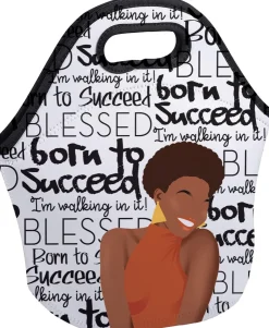 Lunch Bags^African American Expressions BORN TO SUCCEED LUNCHBAG