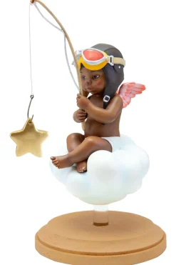 Figurines^African American Expressions CATCHING A BLESSING GIRL - FIRST EDITION