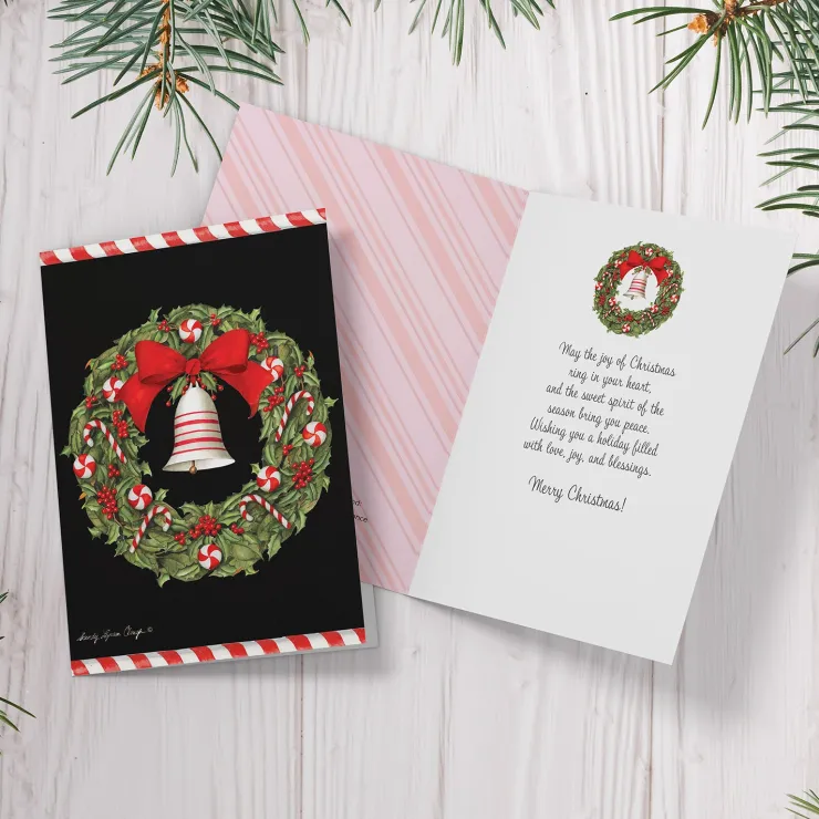 Christmas Cards^African American Expressions Christmas Wreath Card