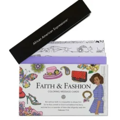 Coloring Cards / Books^African American Expressions COLORING NOTE CARDS
