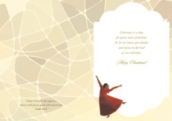 Christmas Cards^African American Expressions DANCER MERRY CHRISTMAS