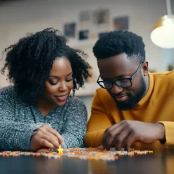 Puzzles^African American Expressions Daniel in the Lion's Den Puzzle