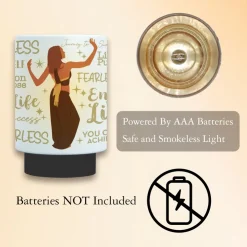 LED Candles^African American Expressions Fearless LED Candle