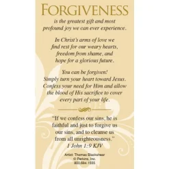 Witness Cards^African American Expressions FORGIVEN (AAE) WITNESS CARDS 25/PK
