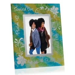 Glass Photo Frames^African American Expressions GLASS PHOTO FRAME - SOULED OUT
