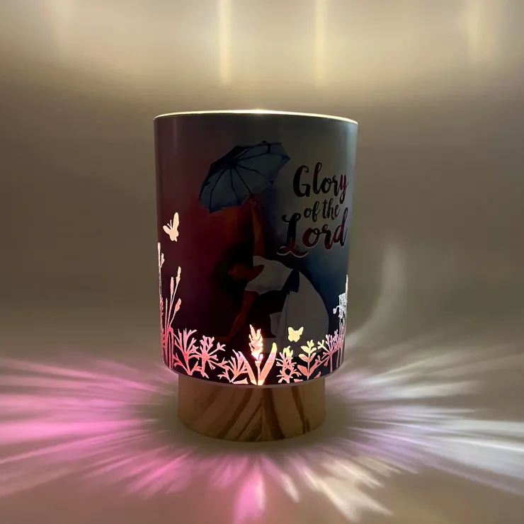 LED Candles^African American Expressions Glory of the Lord LED Candle