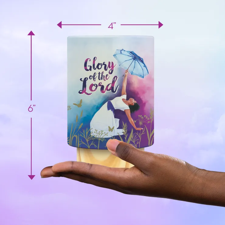 LED Candles^African American Expressions Glory of the Lord LED Candle