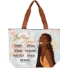 Canvas Handbags^African American Expressions God Says Canvas Bag