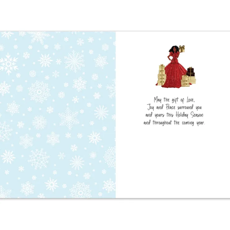 Christmas Cards^African American Expressions Happy Holidays Christmas Gift Card
