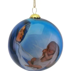 Christmas Ornaments^African American Expressions HOLY NIGHT HAND PAINTED ORNAMENT