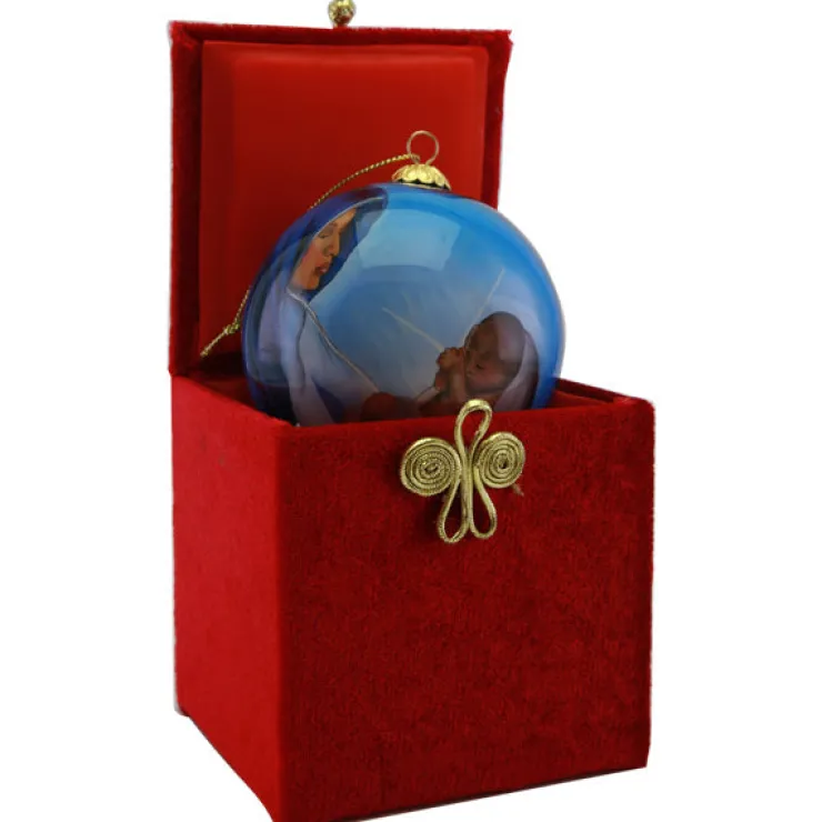 Christmas Ornaments^African American Expressions HOLY NIGHT HAND PAINTED ORNAMENT
