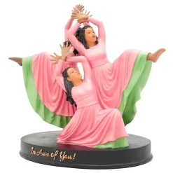Figurines^African American Expressions In Awe of You Figurine (Pink/Green)
