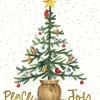 Christmas Cards^African American Expressions Joy Christmas Tree Christmas Card
