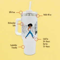 Tumblers^African American Expressions Keepin it Moving Tumber