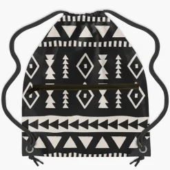 Drawstring Backpacks^African American Expressions Mudcloth Drawstring Backpack