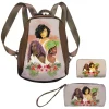 Handbag Sets^African American Expressions Natural Beauties Backpack Set