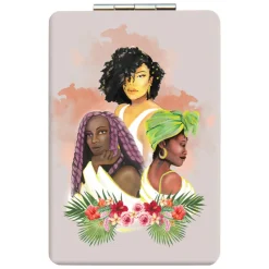Compact Mirrors^African American Expressions Natural Beauties Compact Mirror