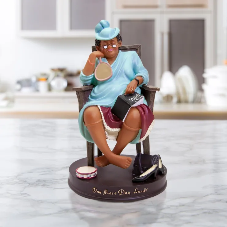 Figurines^African American Expressions ONE MORE DAY LORD