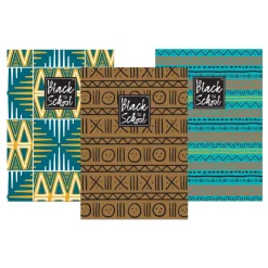 Small Notebooks^African American Expressions PATTERNS NOTEBOOK SET (SMALL)