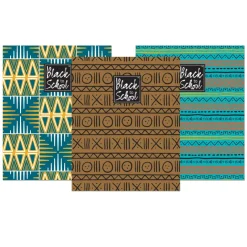 Pocket Folders^African American Expressions PATTERNS POCKET FOLDER SET