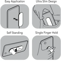 Phone Grips^African American Expressions Pearl Glitter Phone Grip