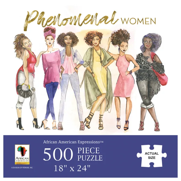 Puzzles^African American Expressions PHENOMENAL WOMEN PUZZLE