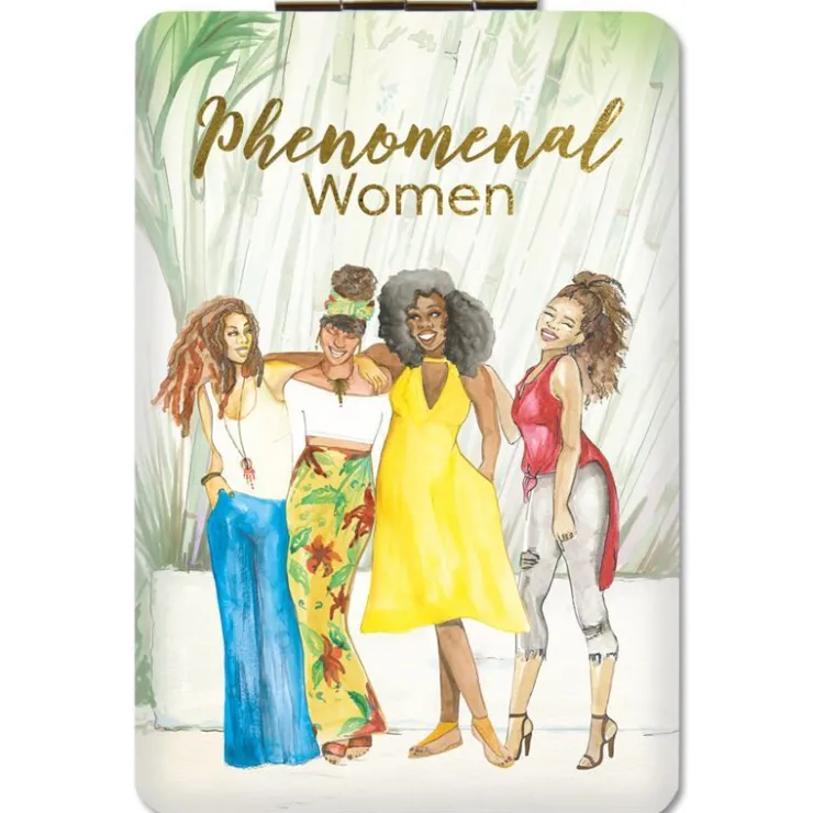 Compact Mirrors^African American Expressions PHENOMENALWOMEN 2 COMPACT POCKET MIRROR