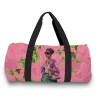 Foldable Travel Bags^African American Expressions Pink and Green Travel Bag