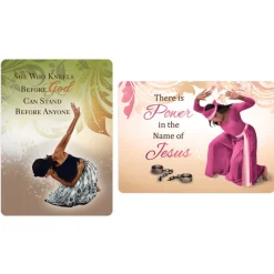 Magnet Sets^African American Expressions POWER / SHE WHO KNEELS SET
