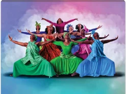 Canvas Art^African American Expressions Praise Dancer Group Stretched Canvas (Medium)