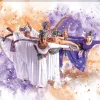 Canvas Art^African American Expressions Praise His Holy Name Watercolor Stretched Canvas (Medium)