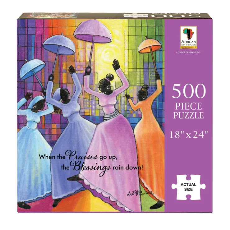Puzzles^African American Expressions PRAISES GO UP PUZZLE