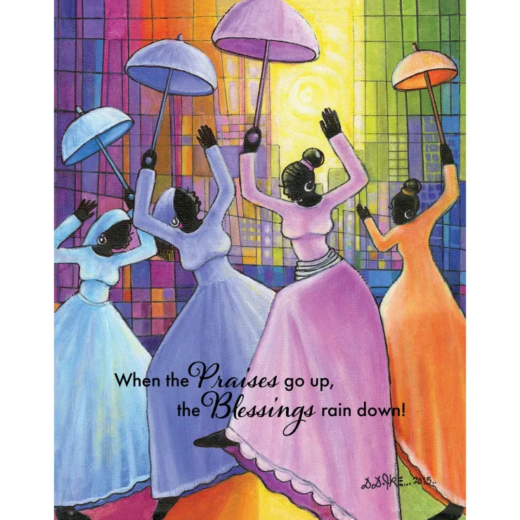 Puzzles^African American Expressions PRAISES GO UP PUZZLE