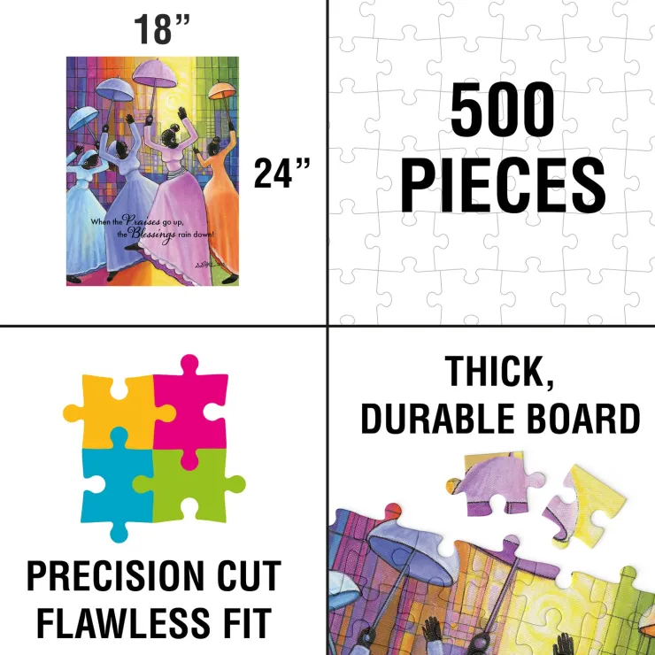 Puzzles^African American Expressions PRAISES GO UP PUZZLE