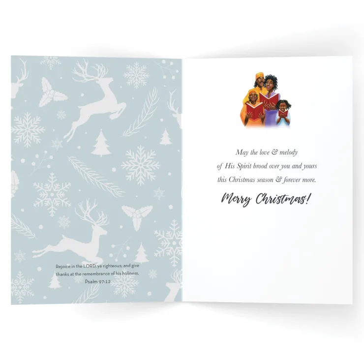 Christmas Cards^African American Expressions Rejoice Christmas Card