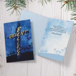 Christmas Cards^African American Expressions Repent/Believe Christmas Card