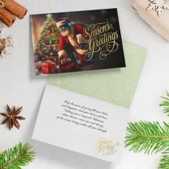 Christmas Cards^African American Expressions Santa Christmas Card